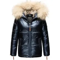 Navaho Navahoo Damen Winterjacke Warm Gefütterte Steppjacke mit Kunstfellkapuze Tikunaa