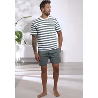 H.I.S. H.I.S Pyjama (2 tlg 1 Stück), Schlafanzug aus
