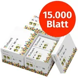 infowerk Druckerpapier Kopierpapier 15000 Blatt 30 x 500 A4 80g Premium hoch weiß PEFC