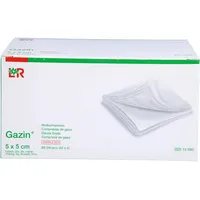 1001 Artikel Medical GAZIN Mullkomp.5x5 cm steril 12fach
