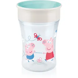 NUK Magic Cup Peppa Pig Tasse mit Deckel 8m+ 230 ml