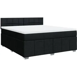 vidaXL Boxspringbett 180 x 200 cm Schwarz