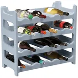 ARTECSIS Weinregal 24 Flaschen 0 x 0 x 0 cm Beton grau