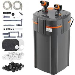 VEVOR 284 L Aquarium-Kanisterfilter, 11 W, UV-Lampe, leise