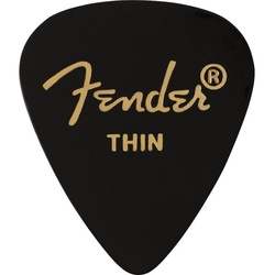 Fender Spielzeug-Musikinstrument, Picks 351 Black thin – Plektren Set