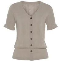 VIVANCE Kurzarmshirt Damen sand Gr.40/42