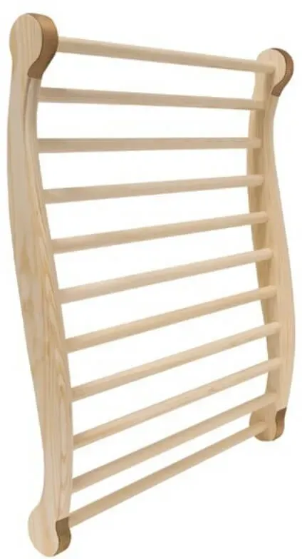 Sauna ergonomische Rückenlehne Nadelholz 40 x 52 cm