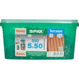 SPAX Terrassenschrauben 5.0 x 50 mm TX 25 - 550 Stk.