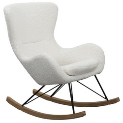 SalesFever Schaukelstuhl, Höhe: 106 cm, weiß - weiss