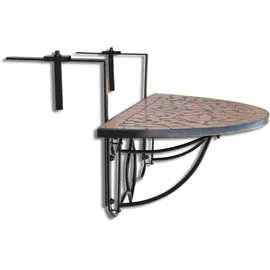 vidaXL Balkonhängetisch Mosaik A 76 x 56 cm