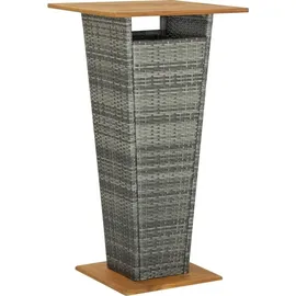 vidaXL Gartenbar Set 5-tlg. Grau