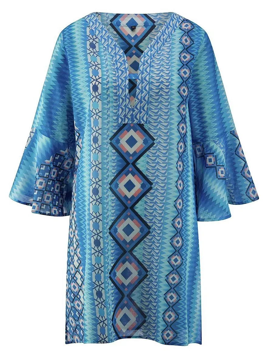Tunika Sunflair blau, 46/48