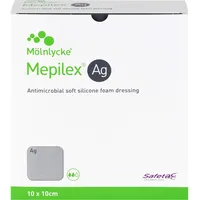 Avitamed GmbH MEPILEX Ag Schaumverband 10x10 cm