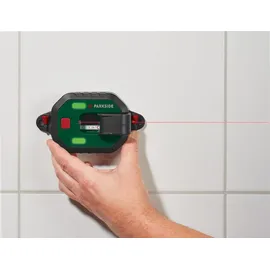 Parkside Laser-Wasserwaage mit Maßband PLLM 10 A1