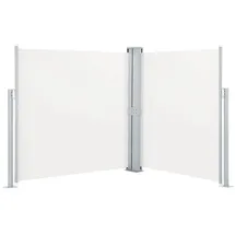 vidaXL Ausziehbare Seitenmarkise Doppelt 170 x 600 cm creme