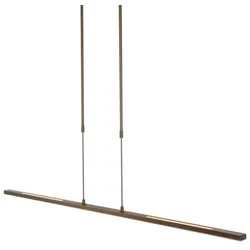 Pendelleuchte Pendellampe Hängeleuchte, Höhe flexibel dimmbar bronze LED L 122cm