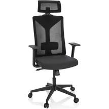 HJH Office KODIAK Stoff Schwarz