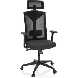 HJH Office KODIAK Stoff Schwarz
