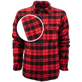 Forsberg Reyvo II Flanellhemd / rot/schwarz / XL