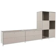 Viasit Sideboard System4, 83917 taupe 227,9 x 40,4 x 118,2 cm, 1 St.