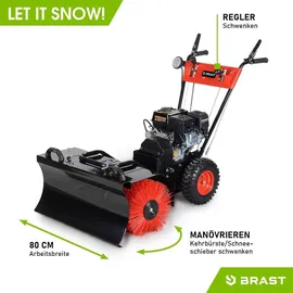 BRAST Benzin Kehrmaschine 60 cm