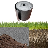 GARDENIX Flexible Rasenkante Kunststoff Beetumrandung Rasenband Länge 6 m, Höhe 15 cm, Grau