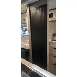 carbest Rollladentür für Bad und WC 100 x 198 cm Schwarz