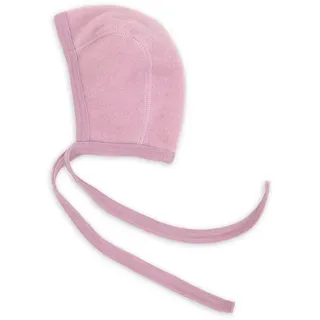 Engel Natur Baby Häubchen, Fleece, 100% Wolle, 4 Farben (62-68, Rosenholz Melange) - 62-68