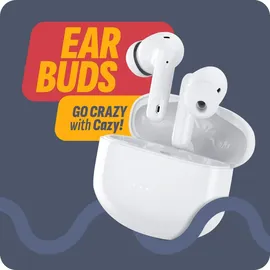 cazy vashoy Bluetooth In-Ear-Kopfhörer, kabellose Bluetooth 5.4, Noise-Cancelling, IPX5-wasserdicht Weiß