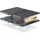 Rotho Aufbewahrungsbox 59 x 39,5 x 18,5 cm 4-tlg. schwarz/transparent