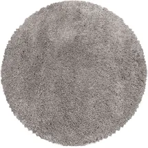 Ayyildiz Fluffy 3500 Hochflorteppich Ø 80 cm beige