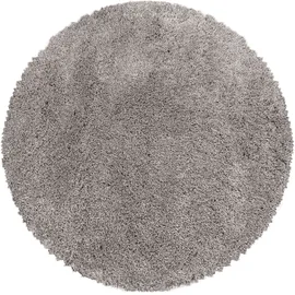 Ayyildiz Fluffy 3500 Hochflorteppich Ø 80 cm beige
