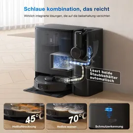 Ecovacs Deebot T30S Combo Complete schwarz