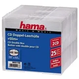 Hama CD Hülle 00051168 2 CDs/DVDs/Blu-rays Transparent