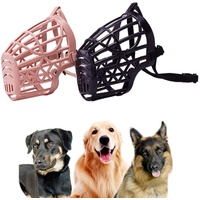 Maulkorb Hund,Yiyifor 2Pcs Kunststoff-Maulkorb für Hunde Anti-Bissschutz Verstellbarer Haustierkorb Masken Hundetraining-Mundabdeckung Netz-Käfig Atmungsaktiv Sicherheit Und Atmungsaktiv