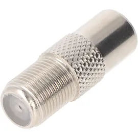 goobay F-Adapter: F-Buchse > IEC/Koax-Stecker