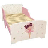 Fun House Kinderbett Ballerina 140 x 70 cm MDF weiß