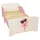 Fun House Kinderbett Ballerina 140 x 70 cm MDF weiß