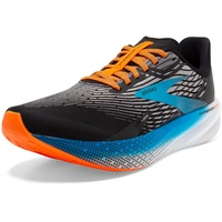 Brooks Herren Hyperion Max Sneaker, Black/Grey/Orange Clown Fish, 40.5 EU