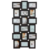 levandeo Bilderrahmen Braun 18 Fotos 10x15 Barock Antik Nostalgie Landhaus Fotogalerie Collage Fotorahmen Bildergalerie