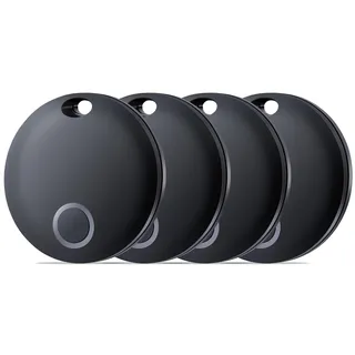 Reyke Smart Tag Pro, Koffer Tracker kompatibel mit Apple Wo ist APP (nur iOS), Schlüsselfinder für Schlüssel, Gepäck, Koffer, Brieftasche, IP67 wasserdicht, 4er Pack