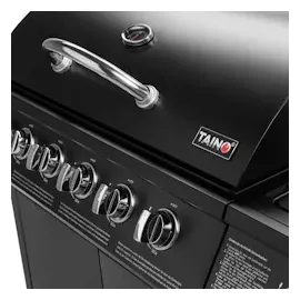 TAINO Basic Gasgrill 6+1 mit Gasdruckminderer und Abdeckhaube