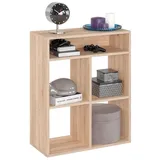 komto Bücherregal 65,8 x 30,7 x 80,4 cm Braun