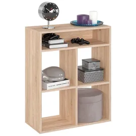 komto Bücherregal 65,8 x 30,7 x 80,4 cm Braun