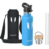 Super Sparrow Isolierflasche Meerblau 0,75 l