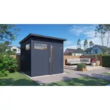 BERTILO Pentus 2 Gartenhaus 226x234cm anthrazit