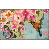 Wash+Dry Bloomibri 75 x 120 cm Blau/Rot