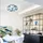 Slamp La Vie 1 E27 50 x 47 x 19 cm Blau Kunststoff