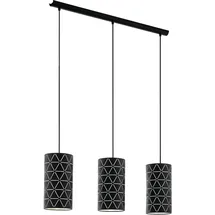 EGLO Ramon 3-flg. 86 cm zylinderförmig schwarz