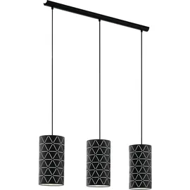 EGLO Ramon 3-flg. 86 cm zylinderförmig schwarz